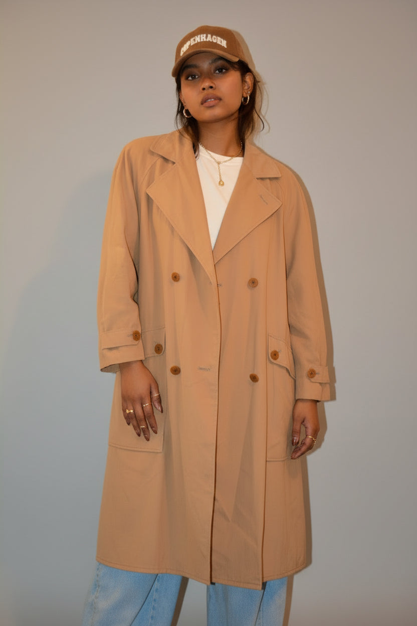 The Sandstone Power Trench Coat