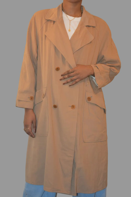 The Sandstone Power Trench Coat
