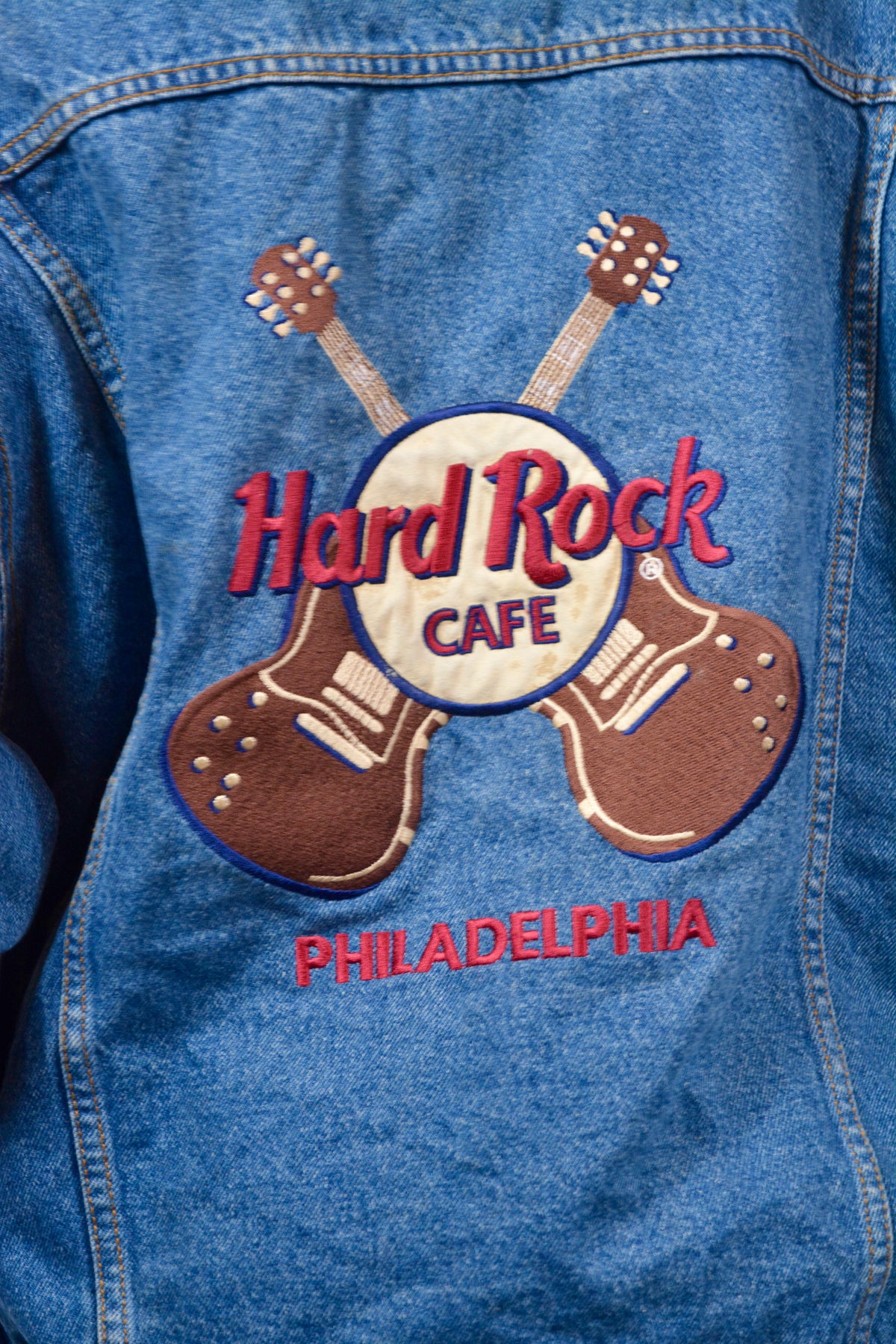 Hard Rock Philadelphia Oversized Denim Jacket