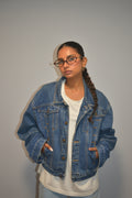 Oversized 90s Denim Trucker Jacket