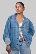 Hard Rock Philadelphia Oversized Denim Jacket