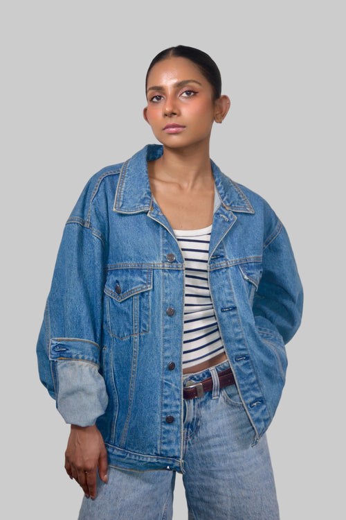 Hard Rock Philadelphia Oversized Denim Jacket