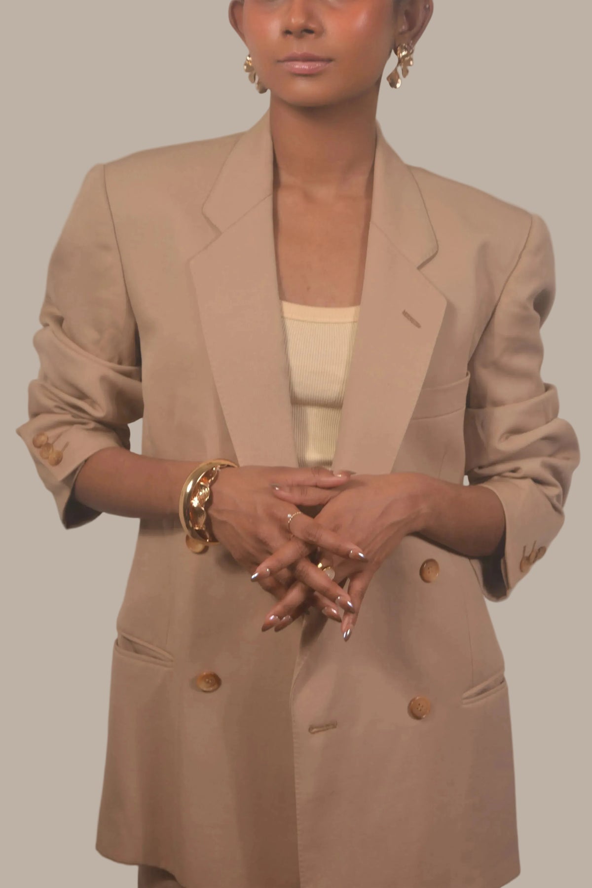 Mocha Muse Tailored Suit Set